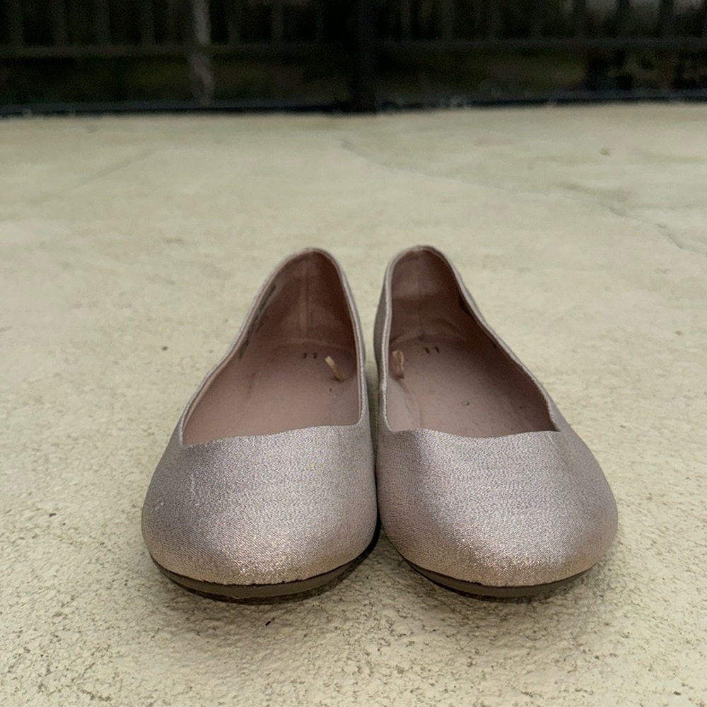 Time and tru cream colored flats